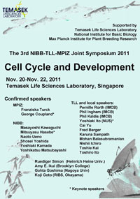 The 3rd NIBB-TLL-MPIZ Joint Symposium 2011 